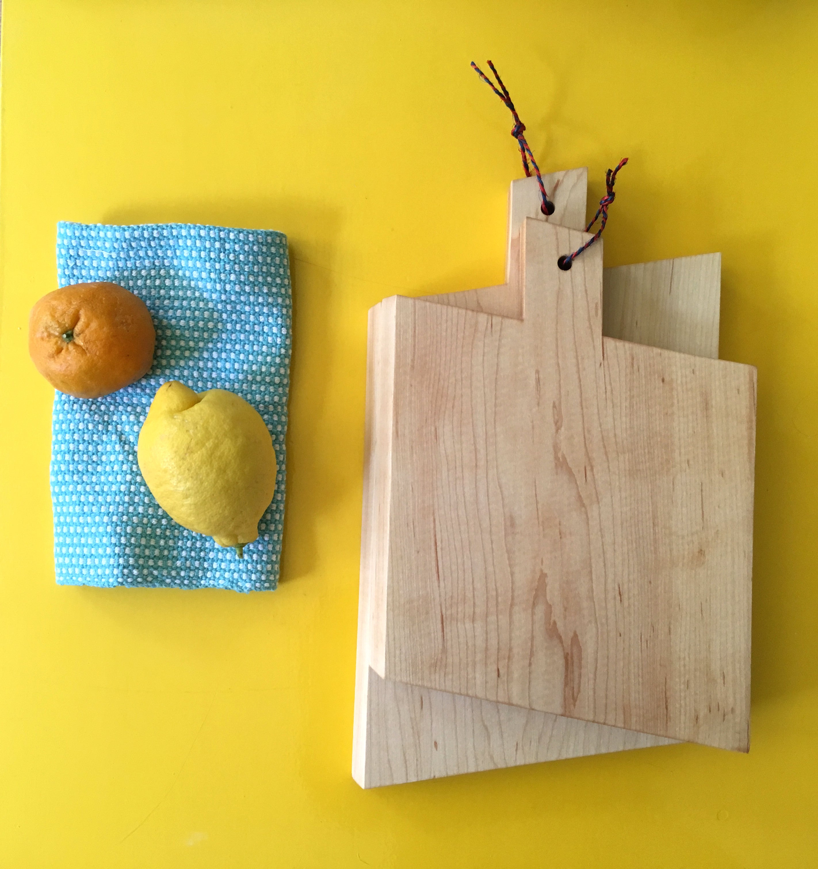 Tilted Maple Cutting Board